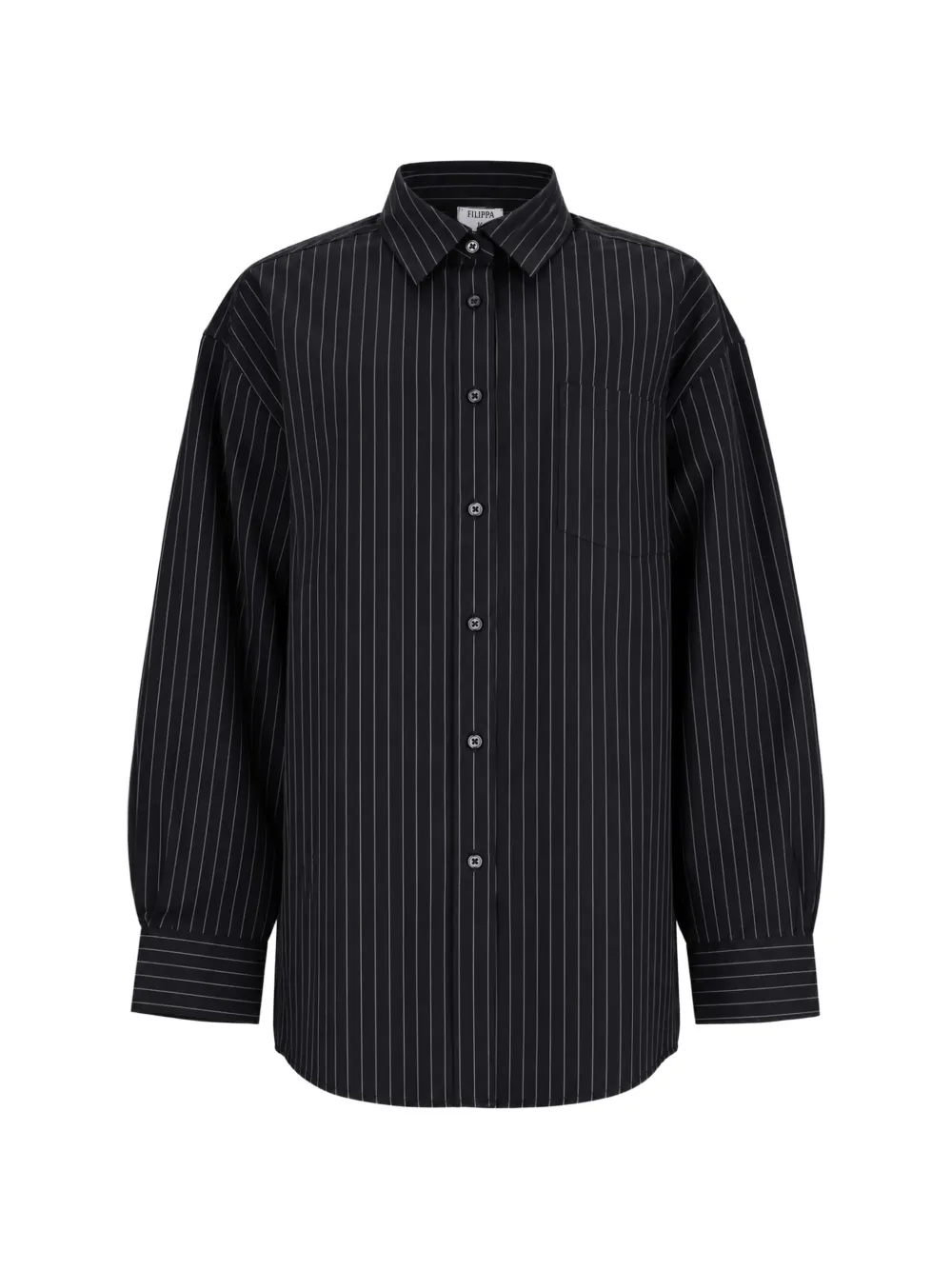 Filippa K Sammy blouse met krijtstreep-print Grijs