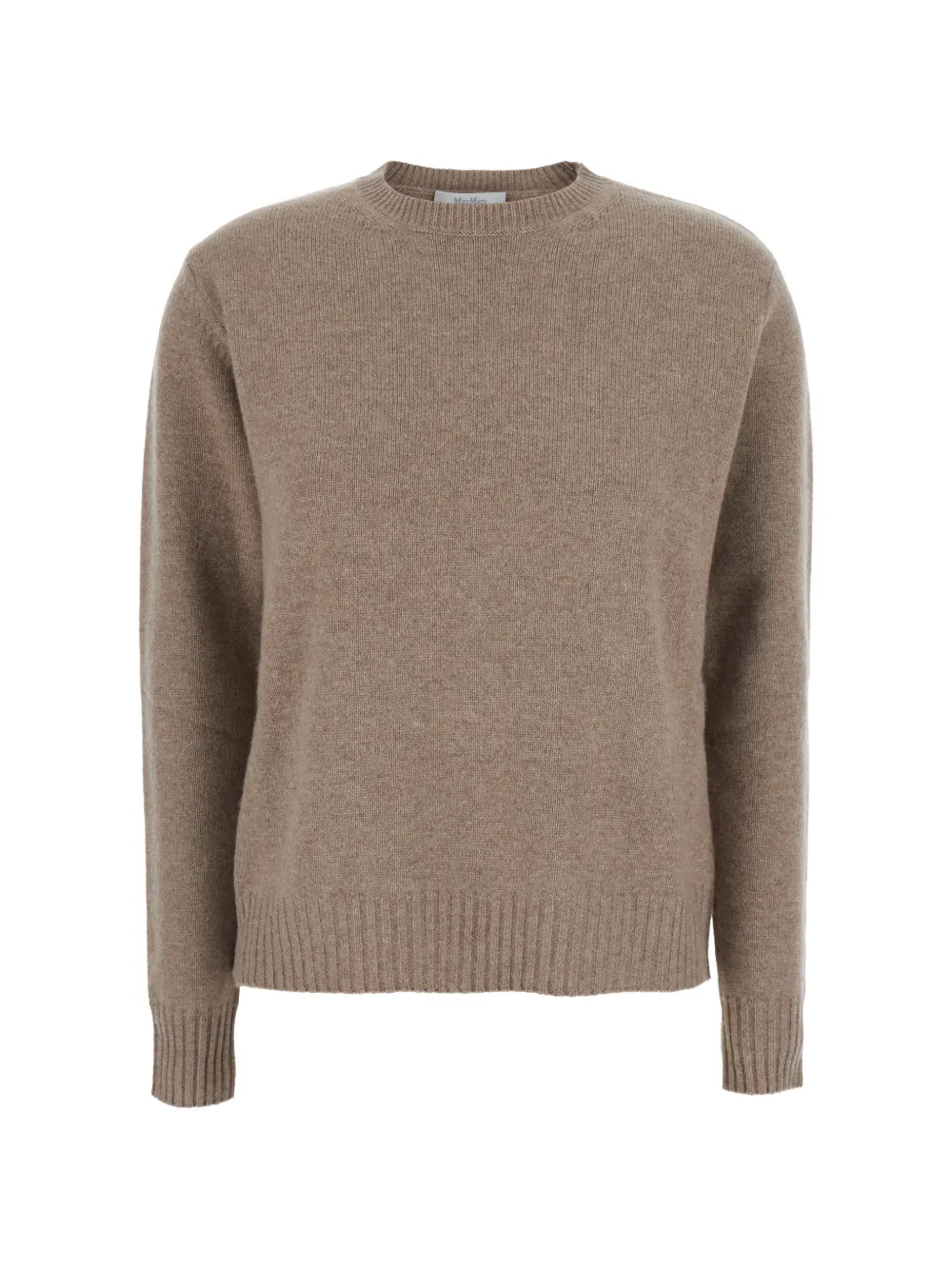 Max Mara ribbed-trim sweater - Brown