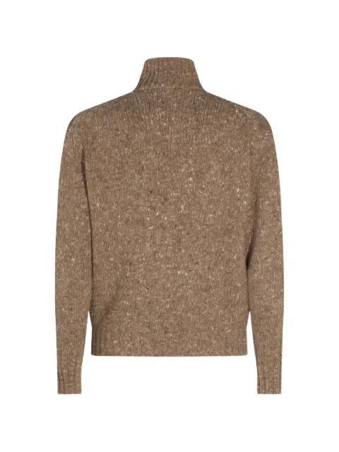 Auralee quarter-zip sweater