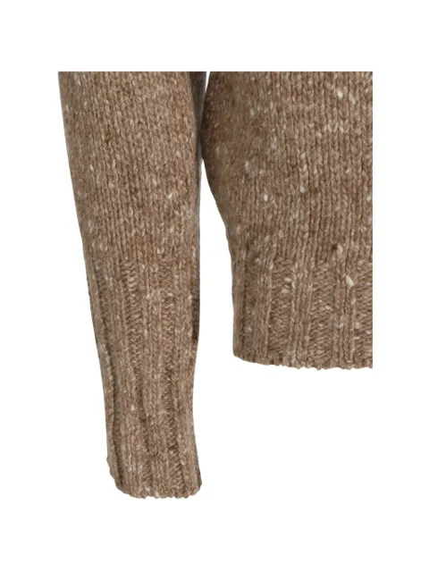 Auralee quarter-zip sweater