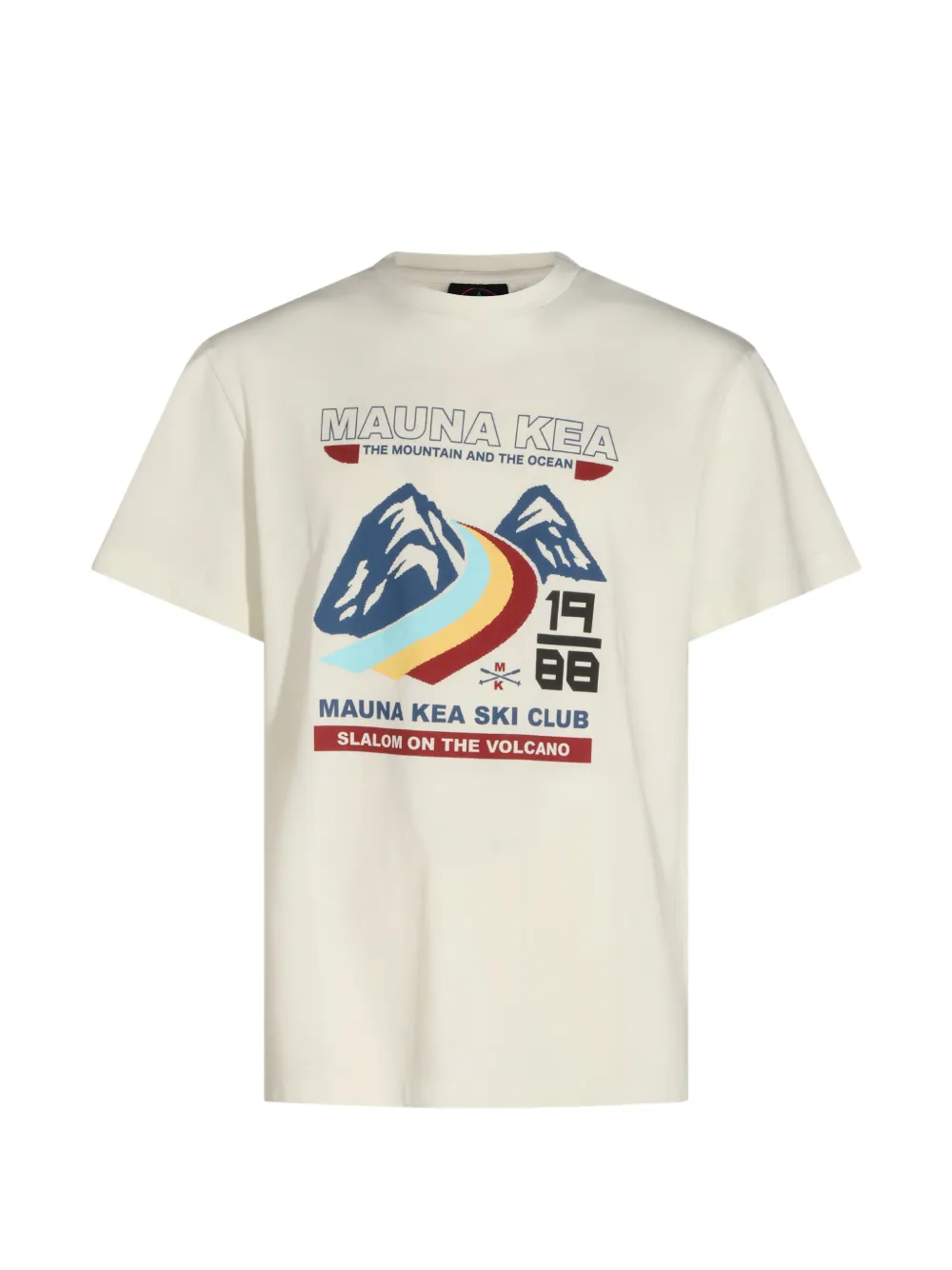 Mauna Kea t-shirt à imprimé graphique - Tons neutres