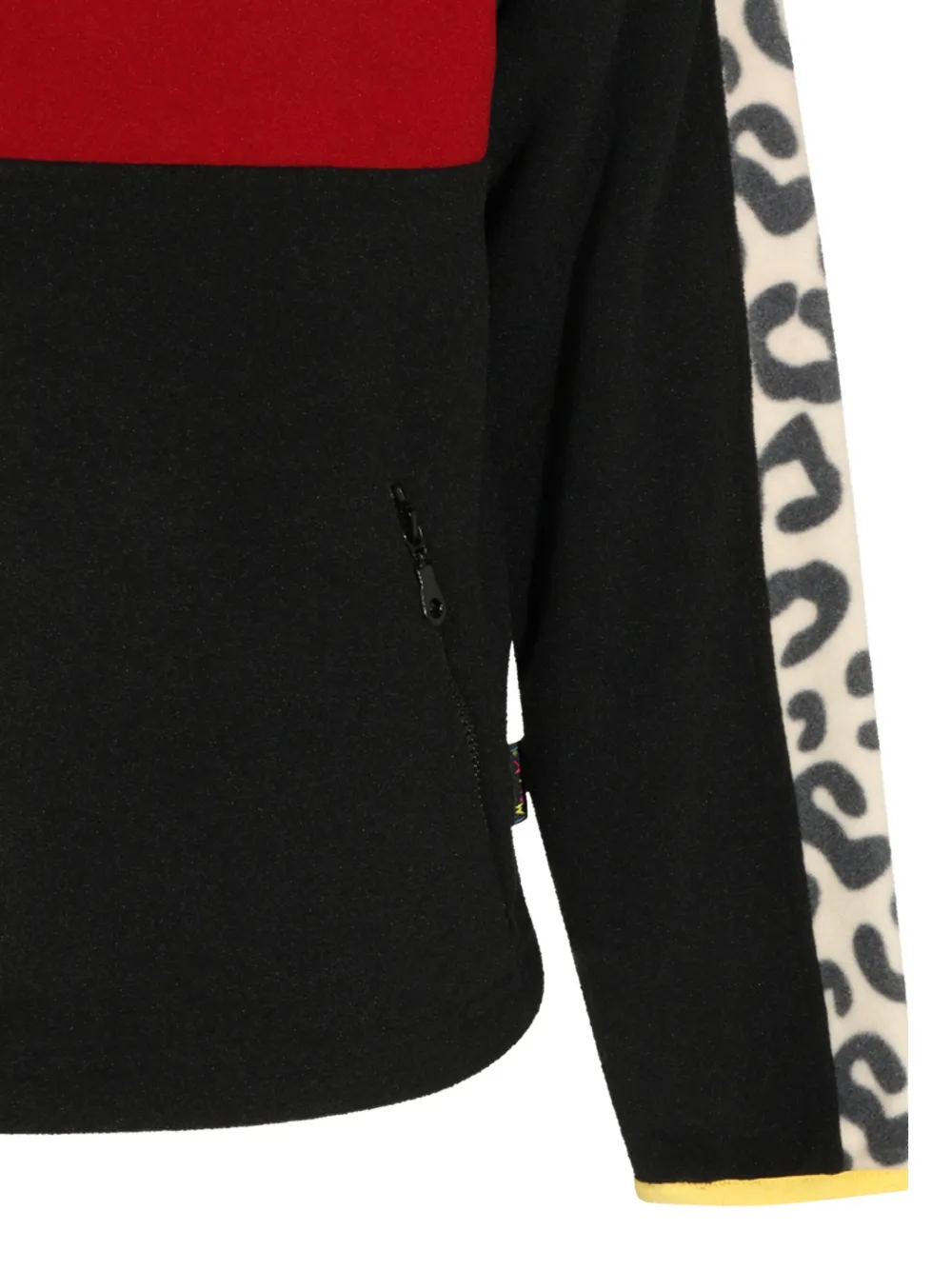 Mauna Kea Jack met luipaard-print en colourblocking Zwart