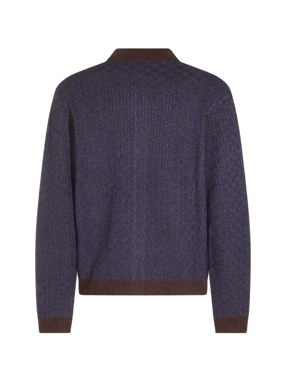NN07 Thor geruit button-up vest Paars
