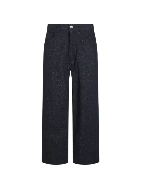 Auralee twisted-yarn jeans