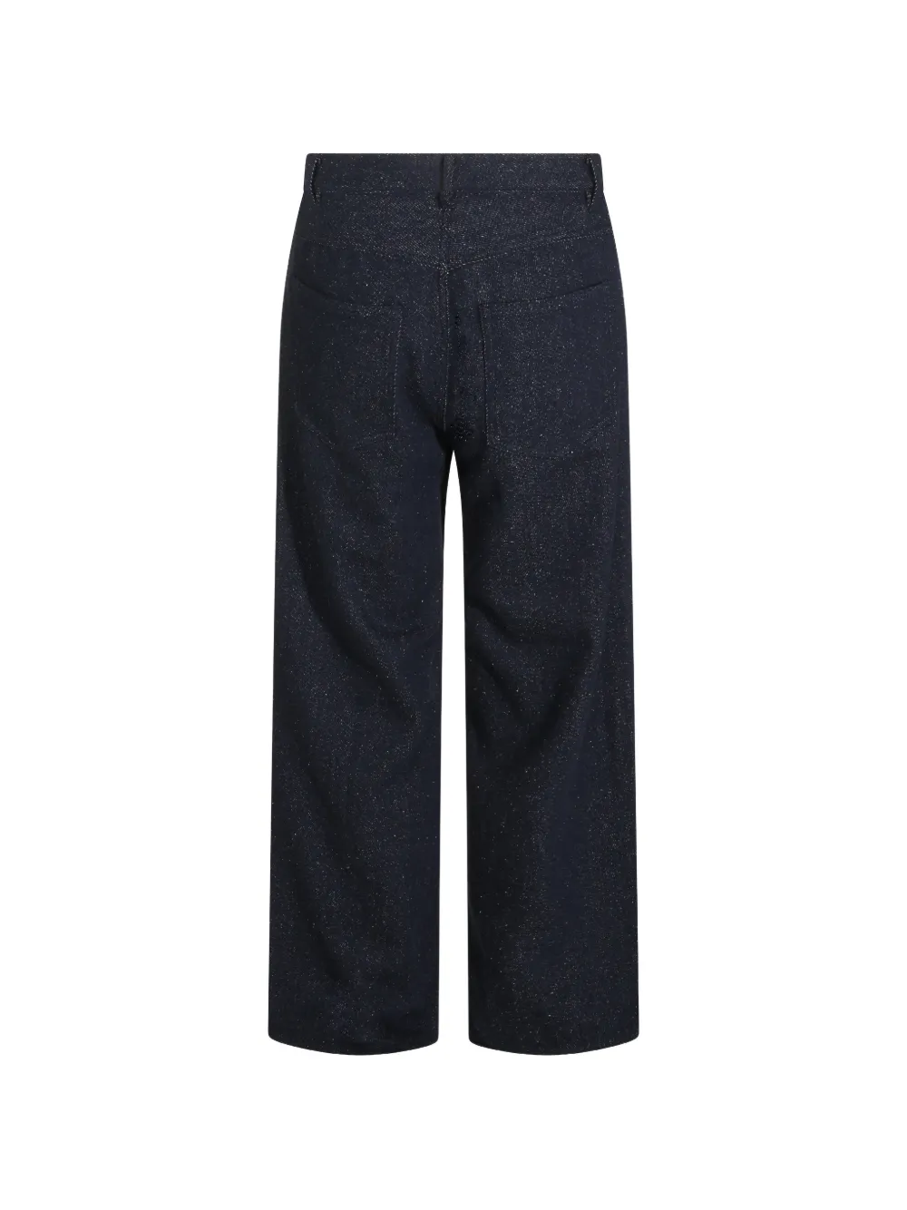 Auralee Jeans met gedraaid garen Blauw