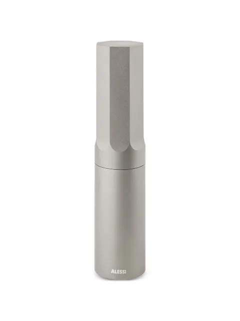 Alessi cylindrical faceted salt pepper and spice mill