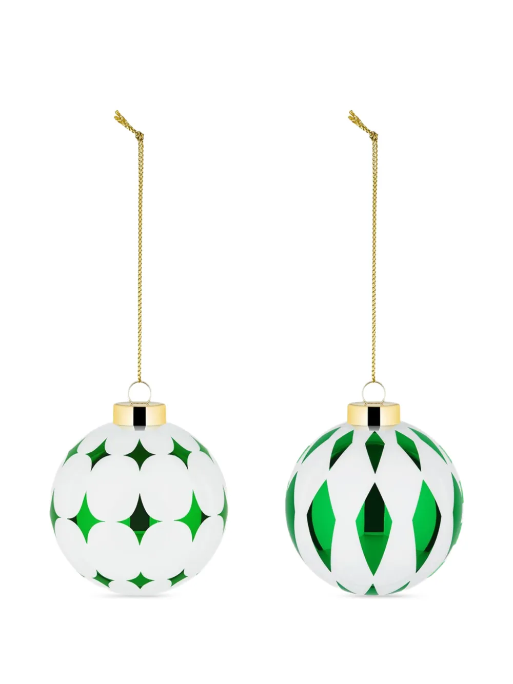 Alessi 딜라이트 크리스마스 장식 세트 2p | 화이트 | Image 1