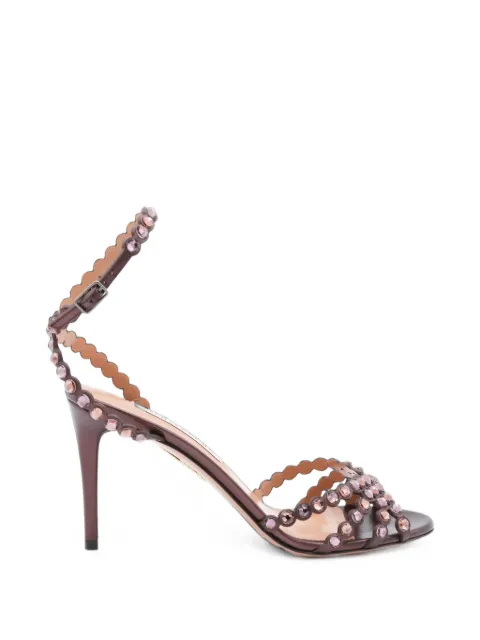 Aquazzura Tequila crystal-embellished sandals