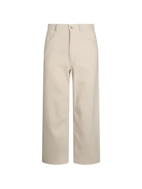 Auralee twill-weave jeans