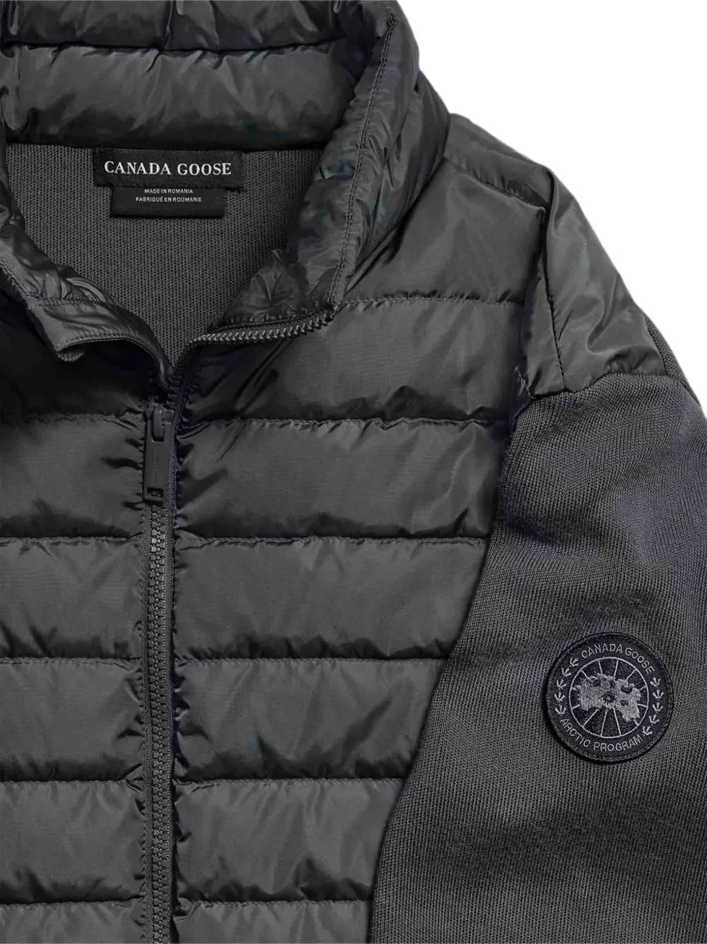 Canada Goose HyBridge Flavio gewatteerd jack Grijs