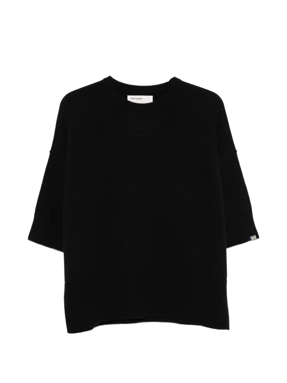 extreme cashmere Sassie short-sleeve cashmere top