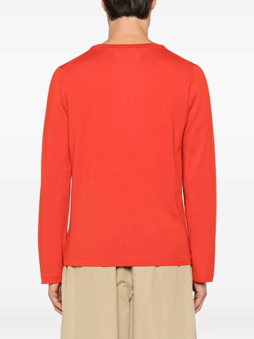 extreme cashmere N°500 trui met ronde hals Rood