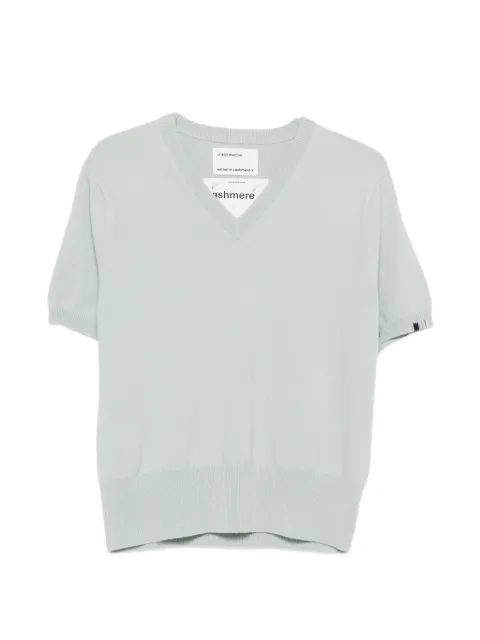 extreme cashmere Martina short-sleeve V-neck T-shirt