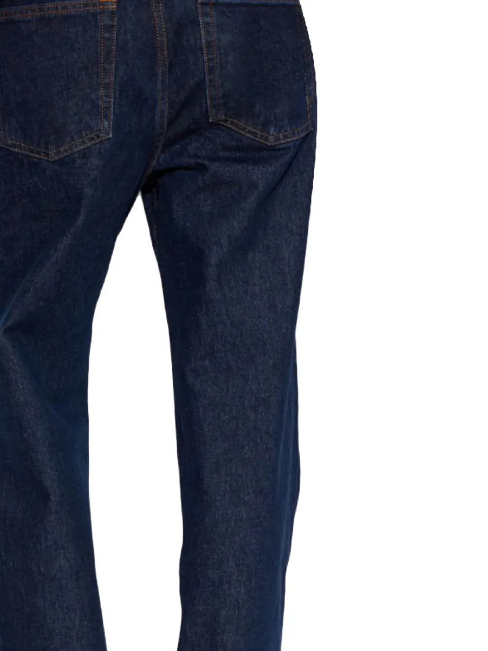 ANINE BING Jeans met wijde pijpen en verwassen effect Blauw