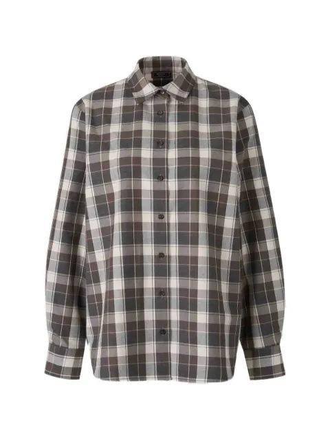 Peserico check-pattern shirt