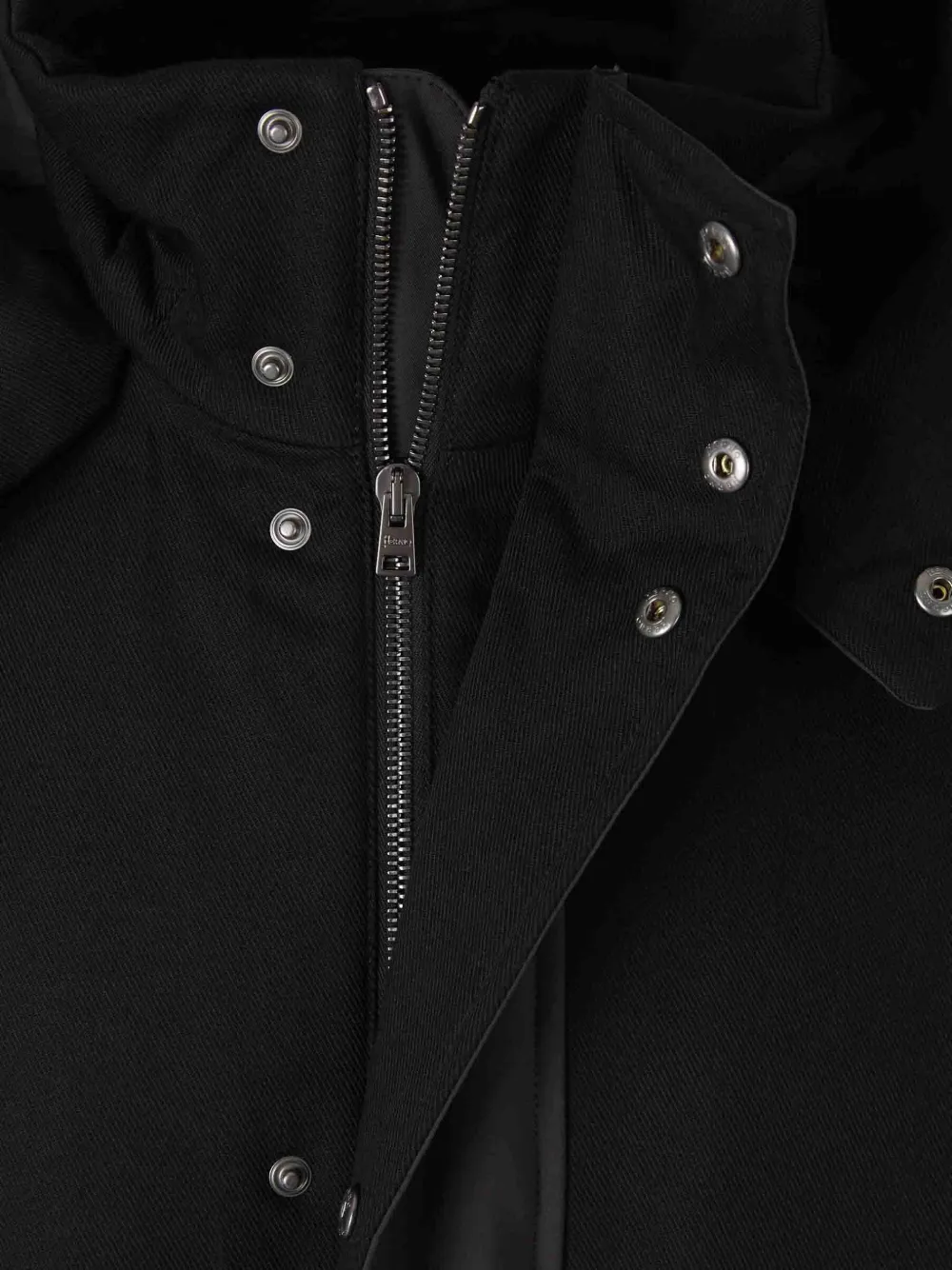 Herno hooded panelled jacket Grijs