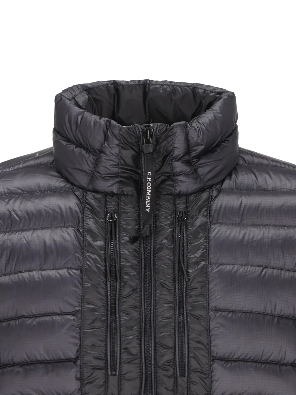 C.P. Company Gewatteerd jack met Lens-detail Zwart