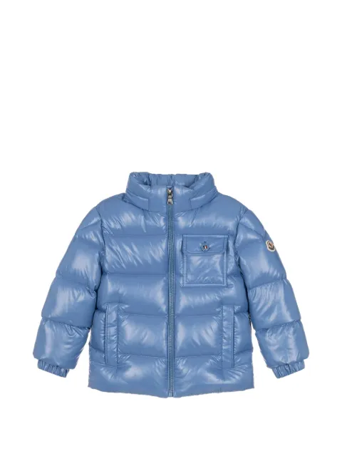 Moncler Enfant quilted hooded jacket