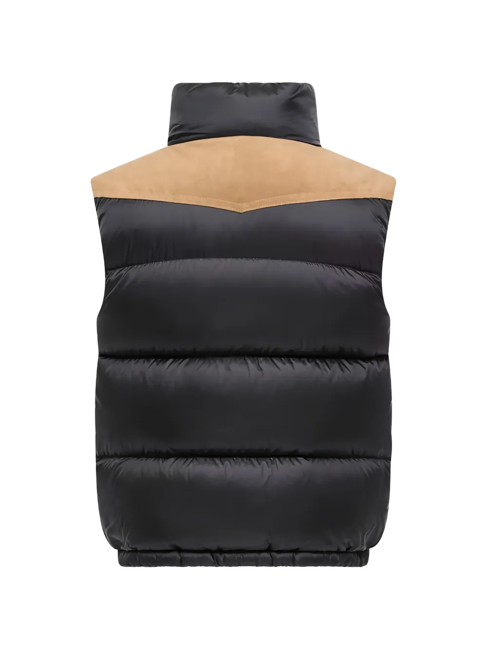 Moncler Enfant Gewatteerde bodywarmer met vlakken Blauw