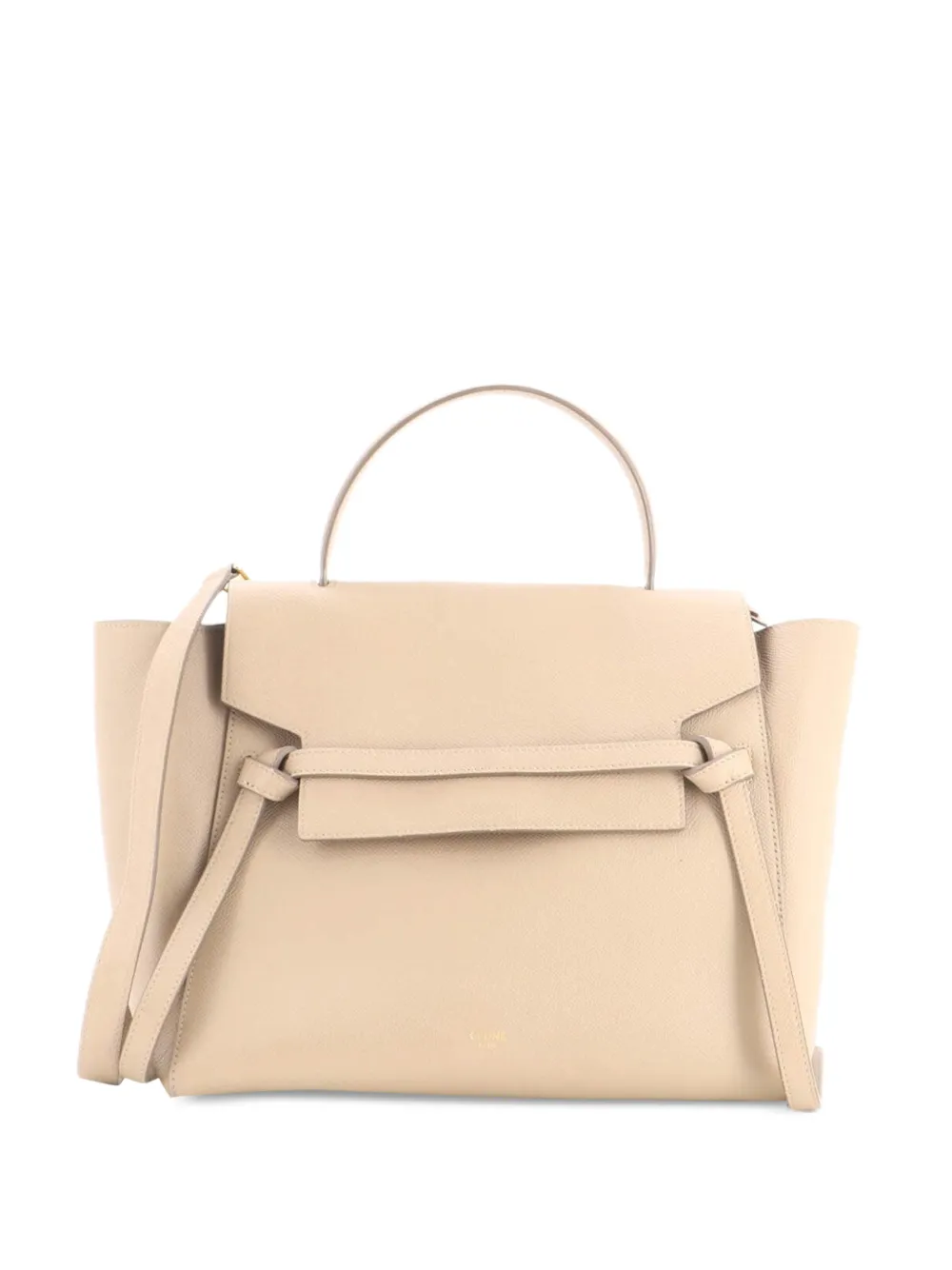 Celine Pre-Owned Belt Bag Textured Leather Mini shoulder bag - Neutrals