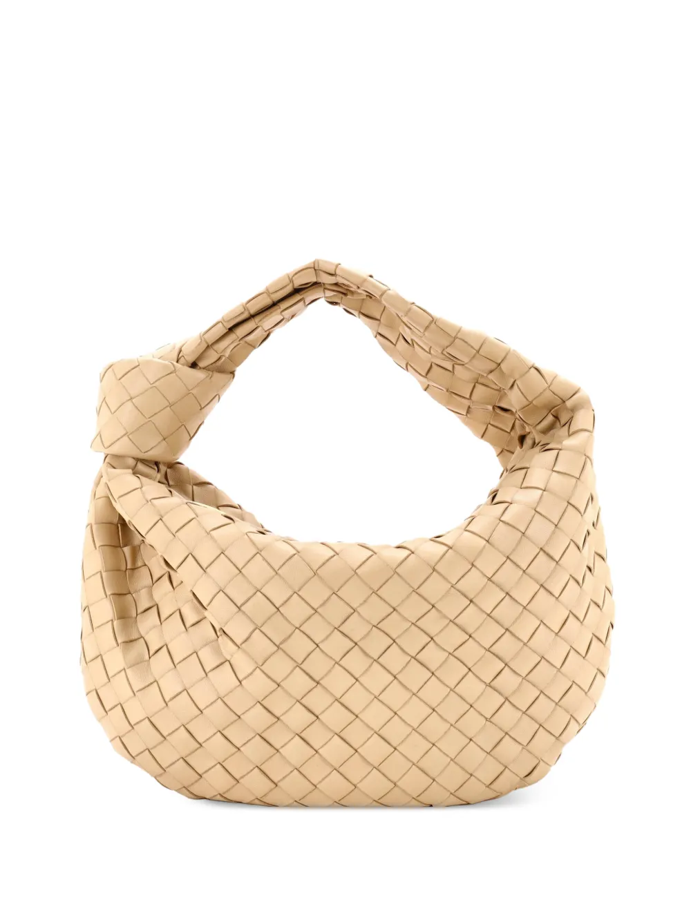 Bottega Veneta Pre-Owned BV Jodie Intrecciato Nappa Teen hobo bag - Neutrals
