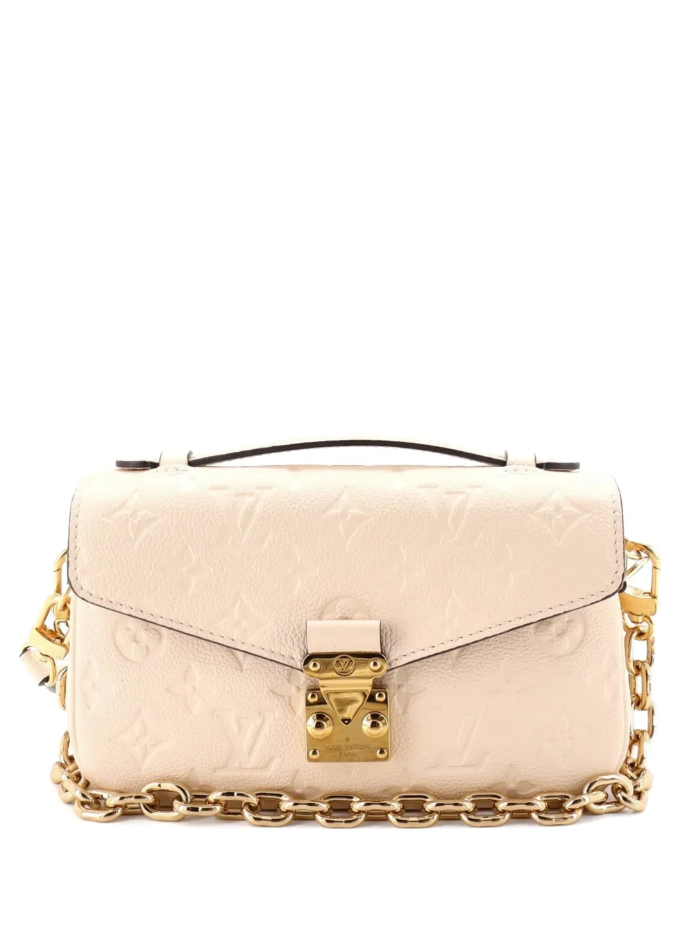 Louis Vuitton Pre-Owned Pochette Metis Monogram Empreinte Leather East West crossbody bag - Toni neutri
