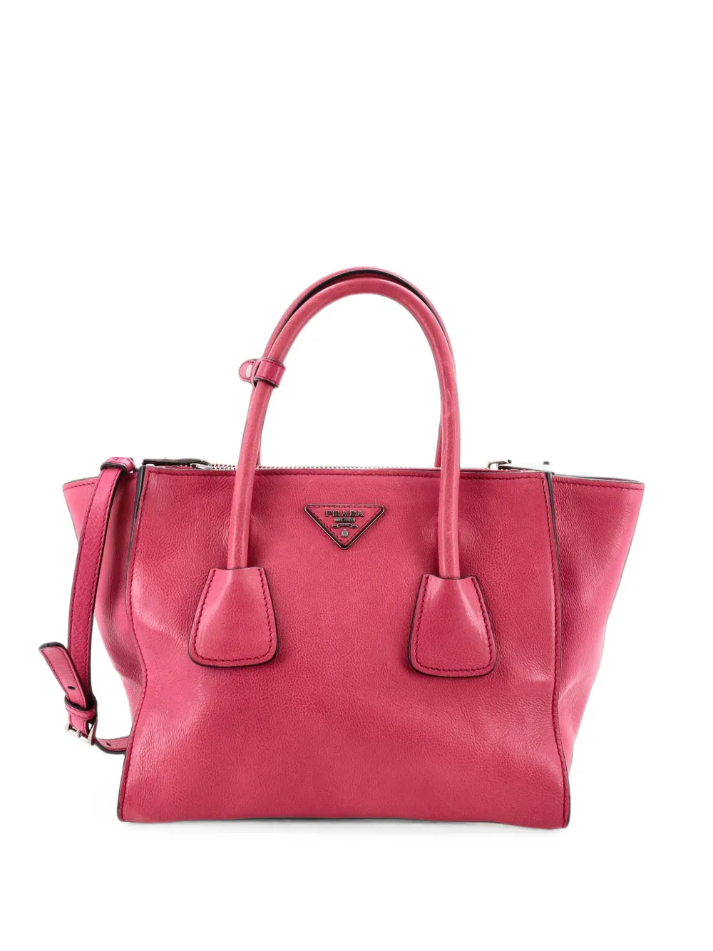 Prada Pre-Owned Twin Pocket Convertible Leather Small tote bag - Rosa