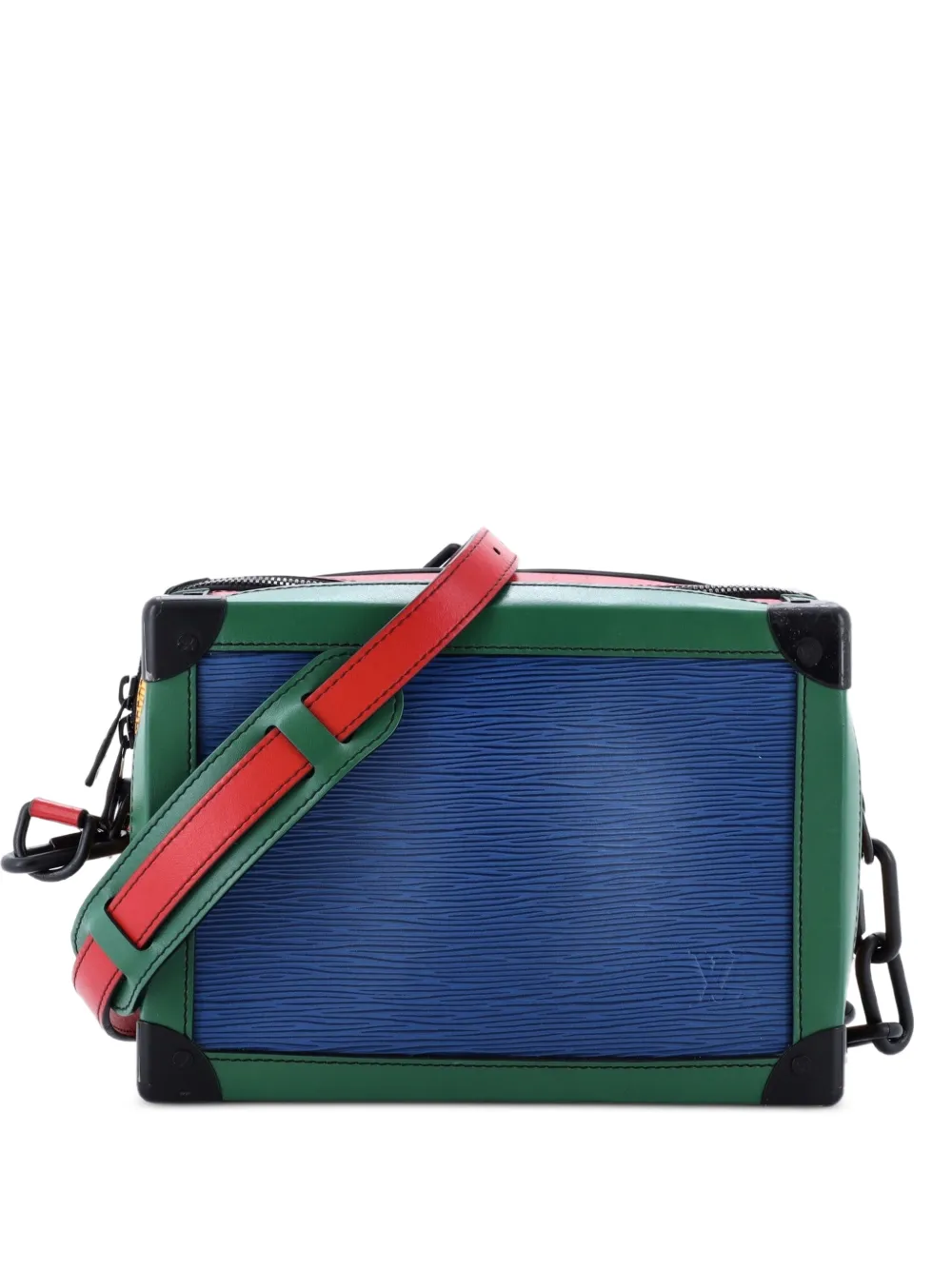 Louis Vuitton Pre-Owned Soft Trunk Bag Colorblock Epi Umhängetasche - Blau