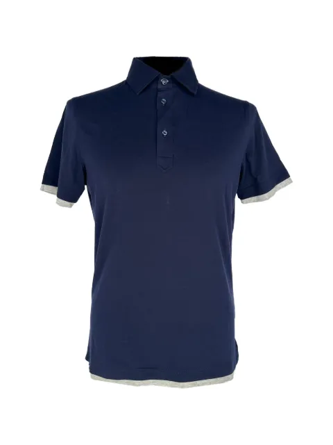 Brunello Cucinelli Vintage Layered-effect polo shirt