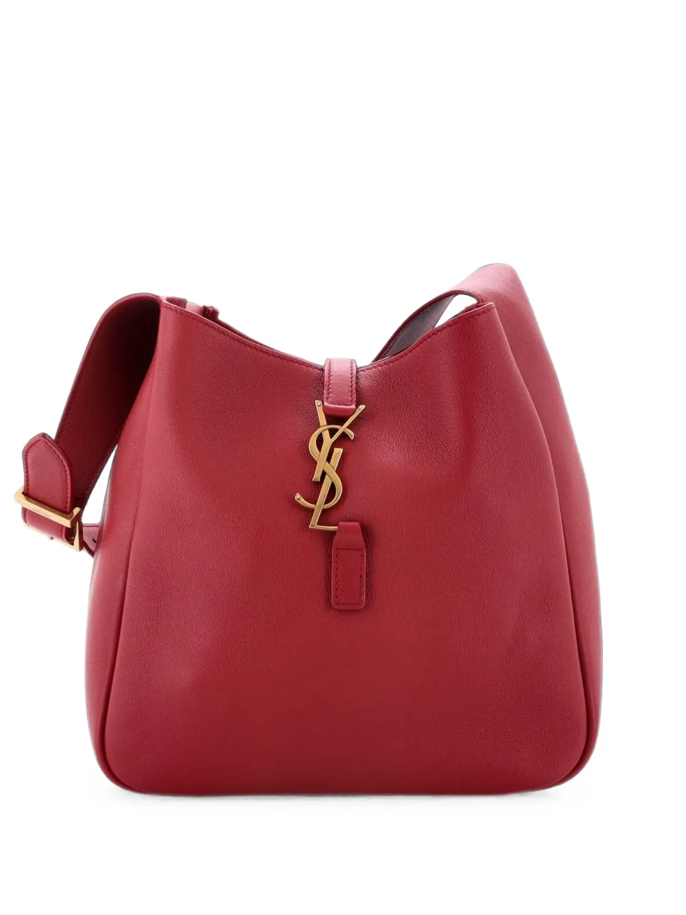 Saint Laurent Pre-Owned petit cabas Le 5 a 7 en cuir souple - Rouge