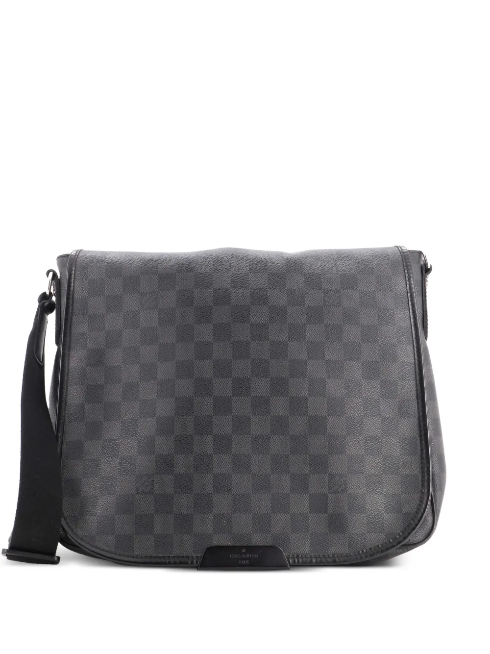 Louis Vuitton Pre-Owned sacoche Daniel Messenger Bag Damier Graphite MM - Noir Louis Vuitton Pre-Owned sacoche Daniel Messenger Bag Damier Graphite MM - Noir