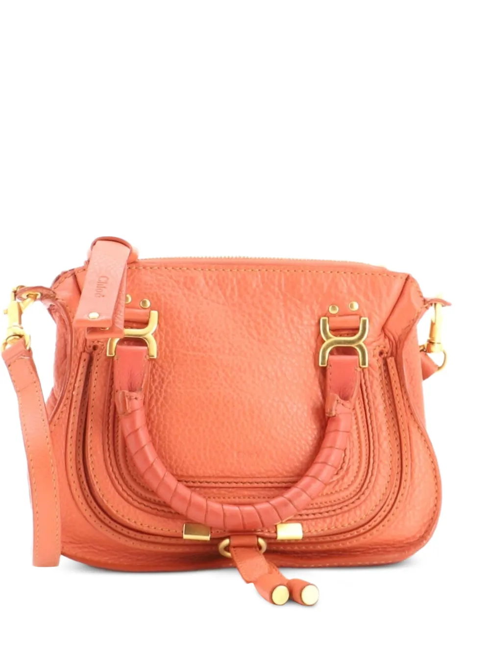 Chloé Pre-Owned Marcie Satchel Baby Umhängetasche - Orange
