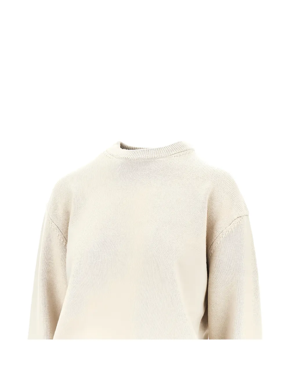 Jacquemus La Maille Moulin trui met logo-intarsia Beige
