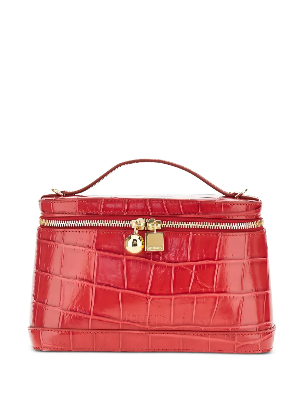 Jacquemus croc-effect leather tote bag