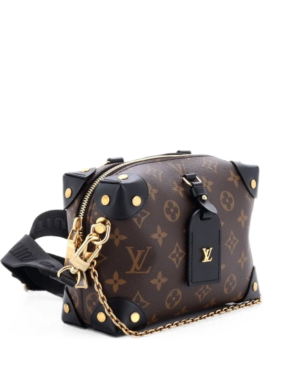 Louis Vuitton Pre-Owned Petite Malle Souple Monogramm -Canvas-Schultertasche - Braun