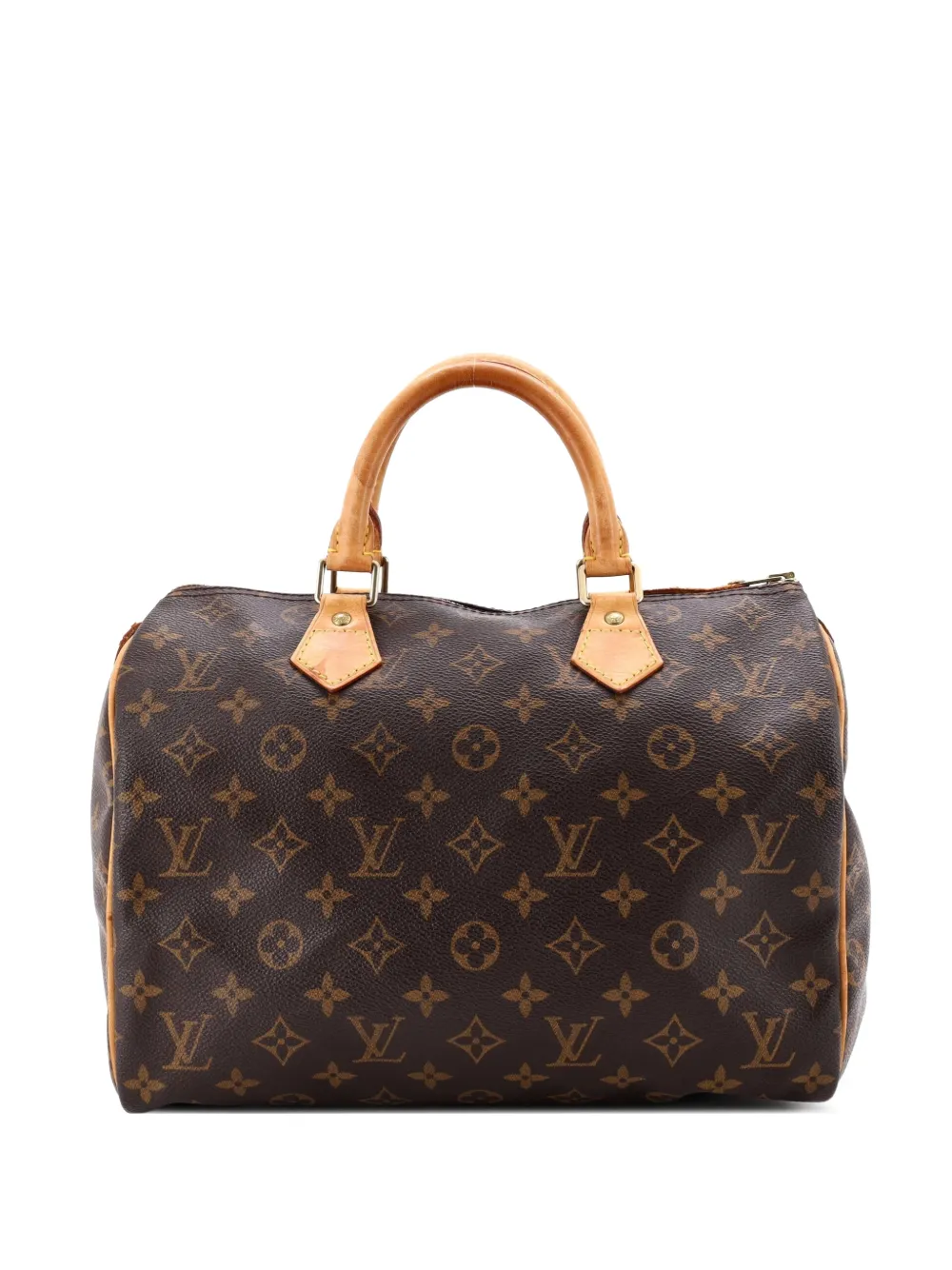 Louis Vuitton Pre-Owned Speedy Handbag Monogram Canvas 30 satchel - Brown