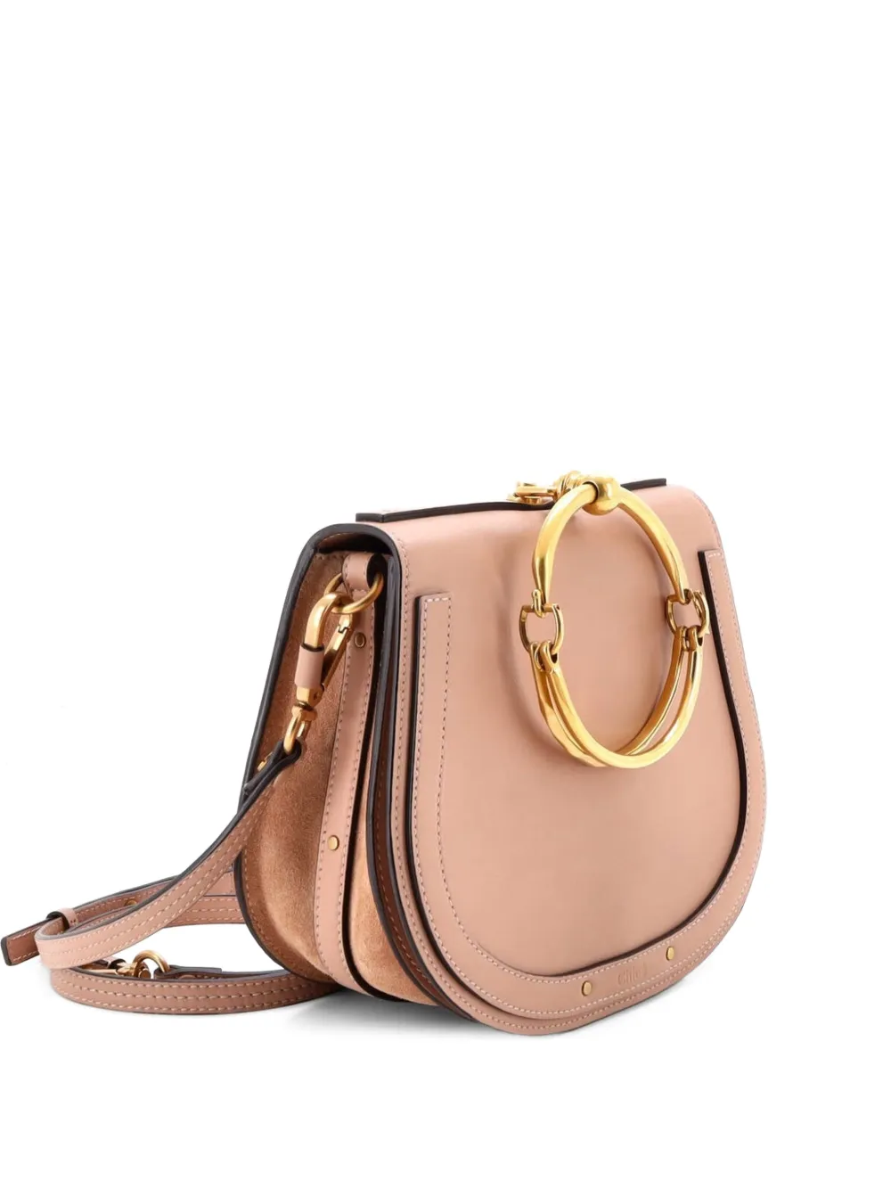 Chloé Pre-Owned Mittelgroße Nile Umhängetasche aus Leder - Nude