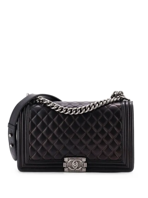 CHANEL Pre-Owned Boy Flap Bag Quilted Lambskin New Medium shoulder bag