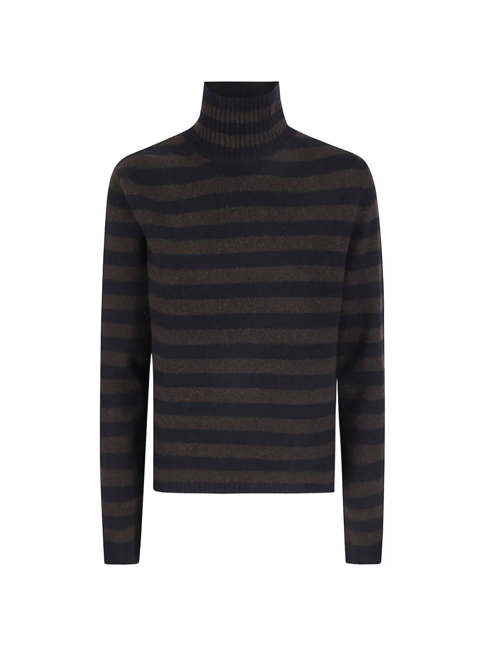 Sibel Saral striped roll-neck sweater - Black