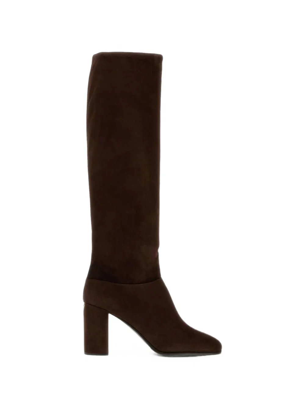 Prada bottes en daim - Marron