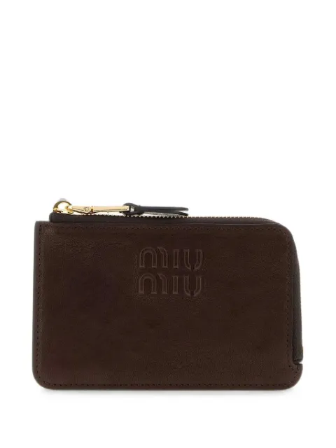 Miu Miu nappa-leather envelope card holder