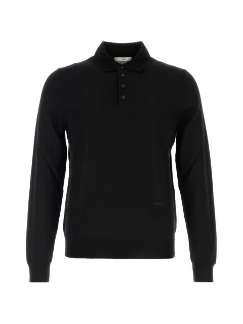 FENDI long-sleeve polo shirt