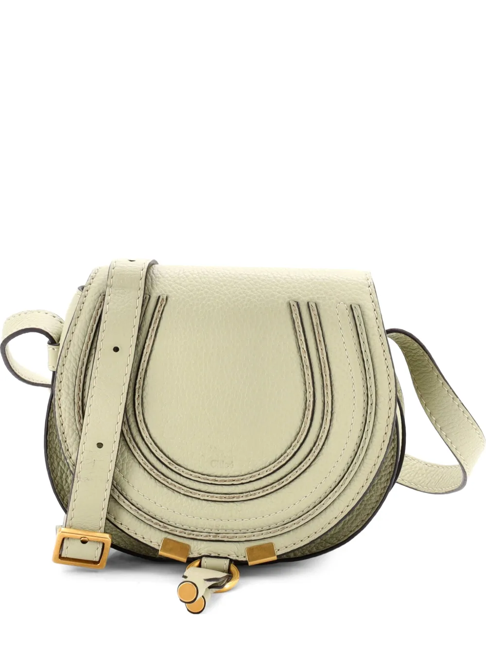 Chloé Pre-Owned Mini Marcie Umhängetasche aus Leder - Grün