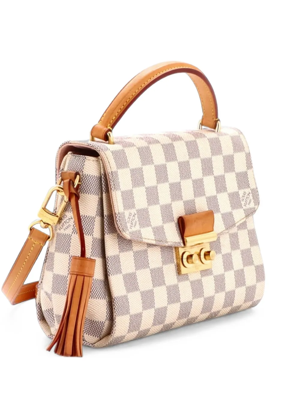 Louis Vuitton Pre-Owned Croisette Handbag Damier crossbody bag - Bianco