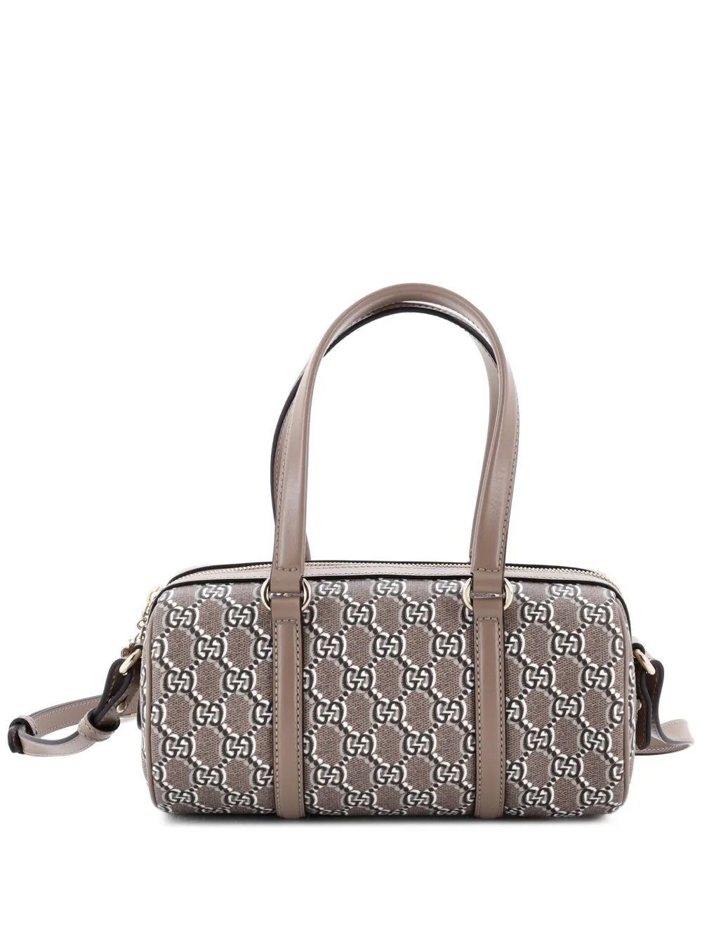 Gucci Pre-Owned Convertible Duffle Bag GG Shadow Coated Canvas Small shoulder bag - Marrone