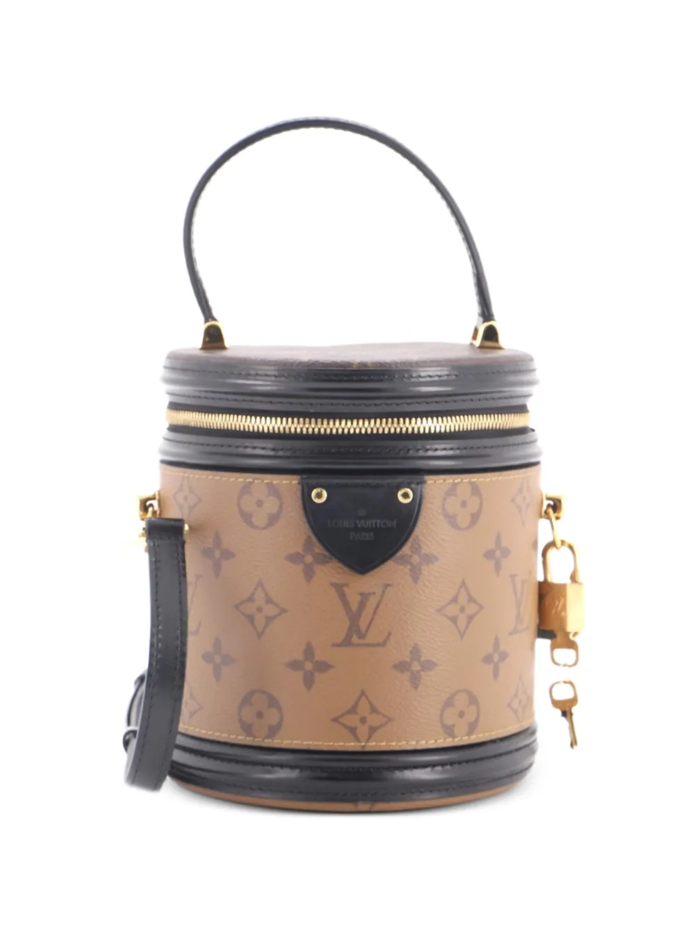 Louis Vuitton Pre-Owned Borsa a tracolla Cannes in tela con monogramma - Marrone