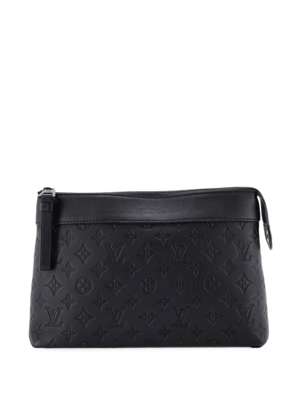 Louis Vuitton Pre-Owned Clutch Pochette Voyage Souple in pelle Monogram Shadow - Nero