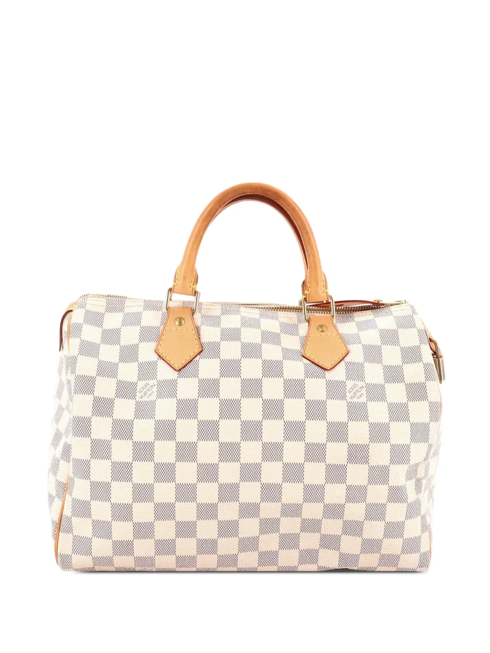 Louis Vuitton Pre-Owned Borsa a mano Speedy Damier 30 con tracolla - Bianco