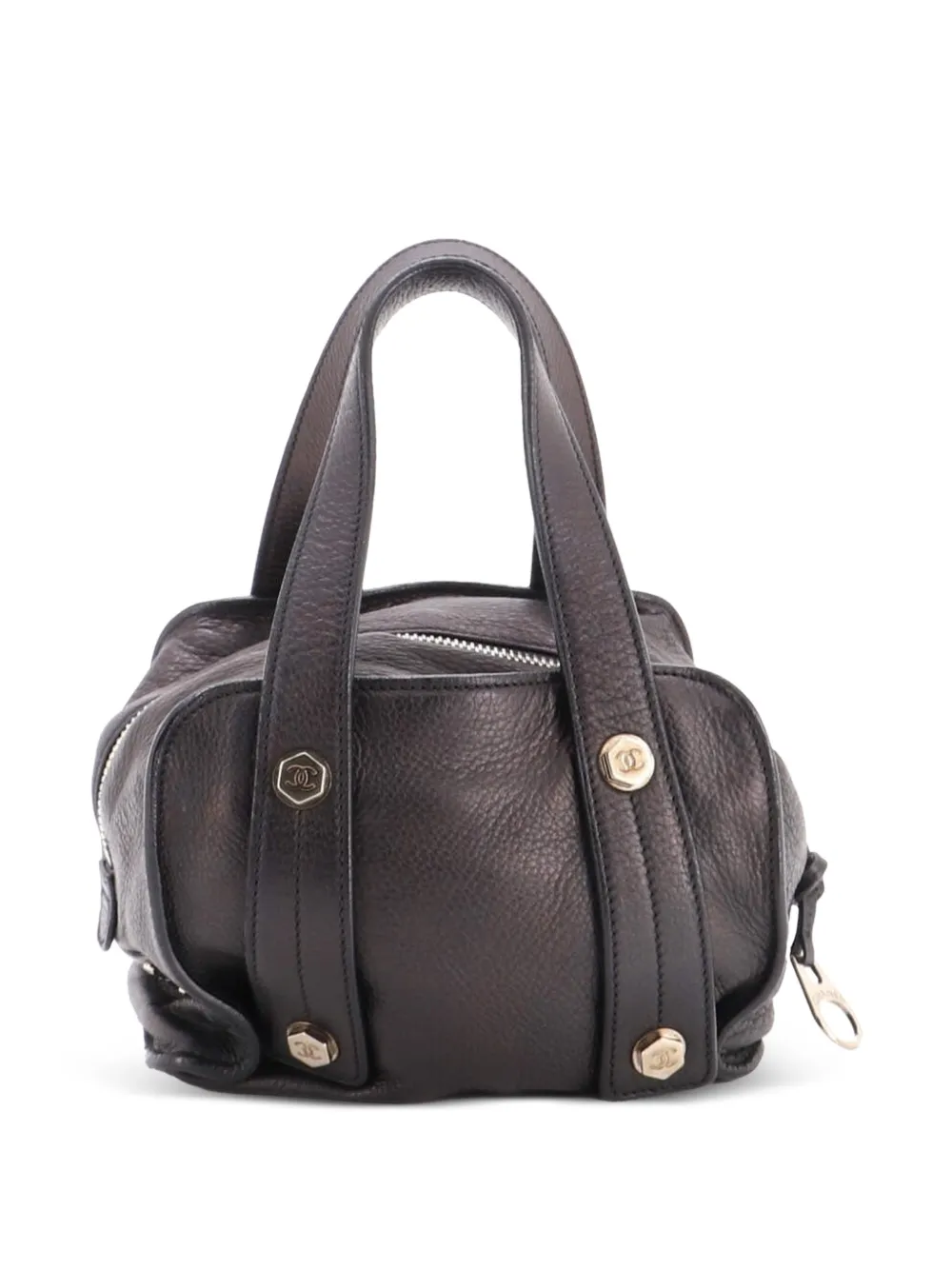 CHANEL Pre-Owned Bolt Bowler Bag Leather Small handbag - Nero