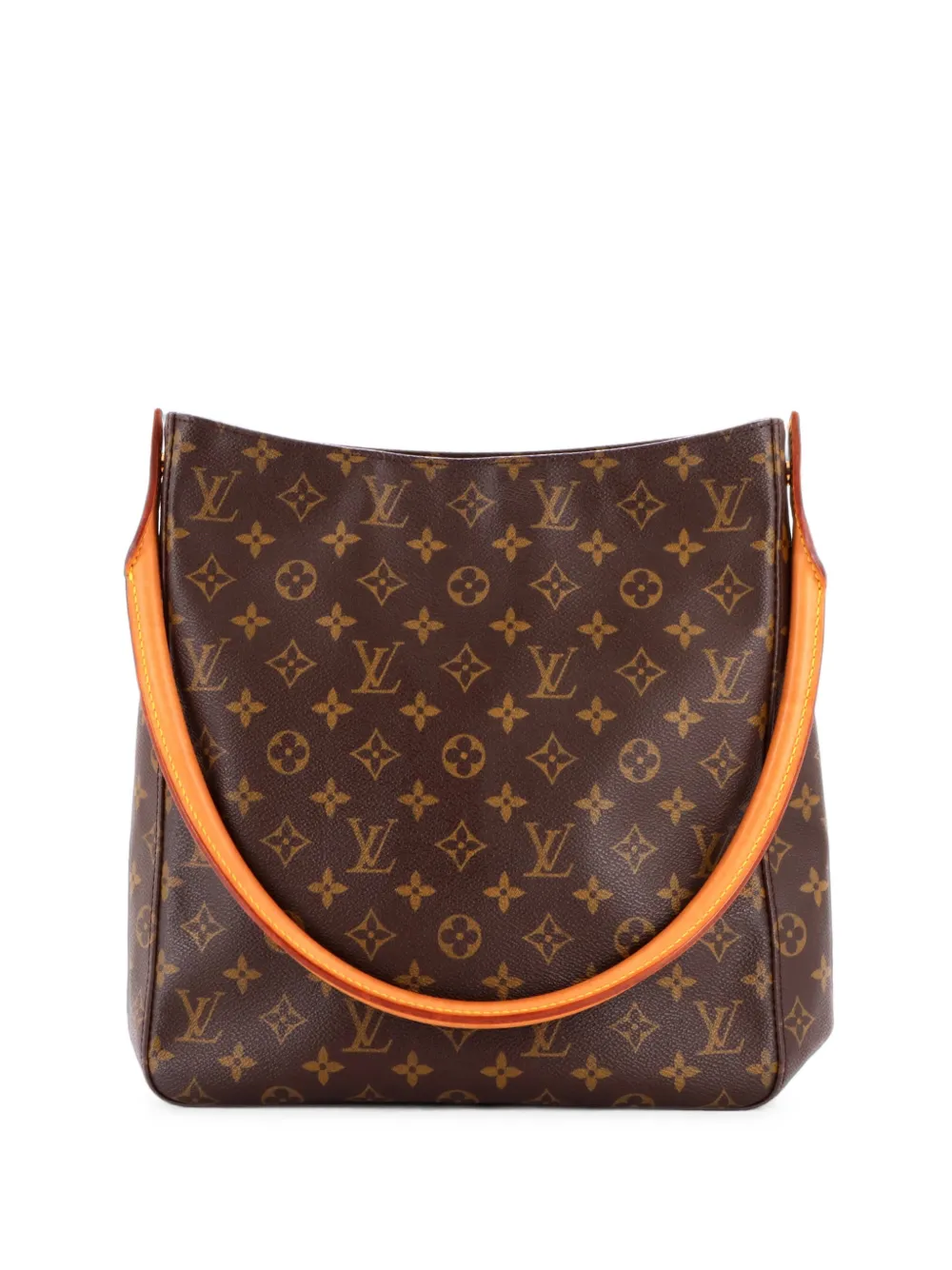 Louis Vuitton Pre-Owned GM Looping Handtasche Monogram Canvas-Schultertasche - Braun